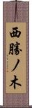西勝ノ木 Scroll