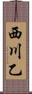 西川乙 Scroll