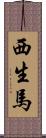 西生馬 Scroll