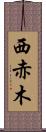 西赤木 Scroll
