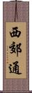 西郊通 Scroll