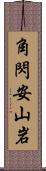 角閃安山岩 Scroll