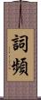 詞頻 Scroll