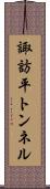 諏訪平トンネル Scroll
