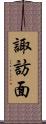諏訪面 Scroll