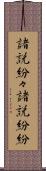 諸説紛々 Scroll