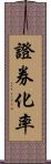 證券化率 Scroll