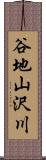 谷地山沢川 Scroll