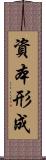 資本形成 Scroll