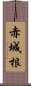 赤城根 Scroll