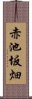 赤池坂畑 Scroll