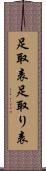 足取表 Scroll