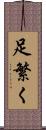 足繁く Scroll