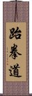 Taekwondo Scroll