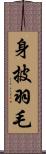 身披羽毛 Scroll