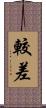較差 Scroll