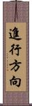 進行方向 Scroll