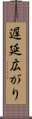 遅延広がり Scroll