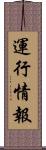 運行情報 Scroll