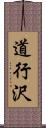 道行沢 Scroll