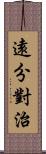 遠分對治 Scroll