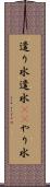 遣り水 Scroll