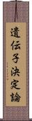 遺伝子決定論 Scroll