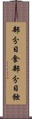 部分日食 Scroll
