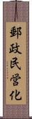 郵政民営化 Scroll