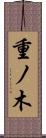 重ノ木 Scroll