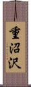 重沼沢 Scroll