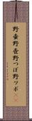野壷 Scroll