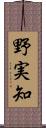 野実知 Scroll