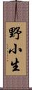 野小生 Scroll