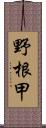 野根甲 Scroll