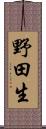 野田生 Scroll