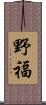 野福 Scroll