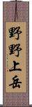 野野上岳 Scroll