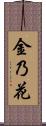 金乃花 Scroll