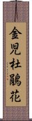 金児杜鵑花 Scroll