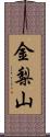 金梨山 Scroll