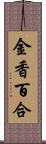 金香百合 Scroll