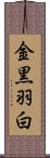 金黒羽白 Scroll
