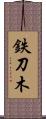鉄刀木 Scroll