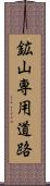 鉱山専用道路 Scroll