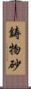 鋳物砂 Scroll
