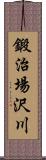 鍛治場沢川 Scroll