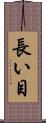 長い目 Scroll