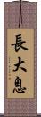 長大息 Scroll