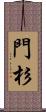 門杉 Scroll